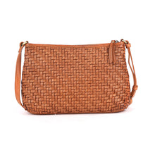 Load image into Gallery viewer, Bendigo Woven Cross Body Bag - Tan