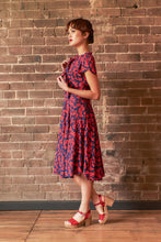 Load image into Gallery viewer, Sabe Navy & Red Dandelion Dress