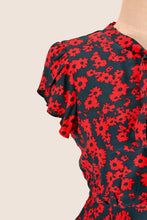 Load image into Gallery viewer, Sabe Navy & Red Dandelion Dress