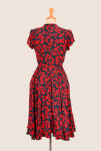 Load image into Gallery viewer, Sabe Navy & Red Dandelion Dress