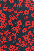 Load image into Gallery viewer, Sabe Navy & Red Dandelion Dress