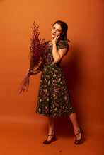 Load image into Gallery viewer, Sadie Green & Fuchsia Floral Dress