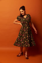 Load image into Gallery viewer, Sadie Green & Fuchsia Floral Dress