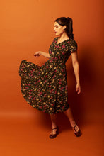 Load image into Gallery viewer, Sadie Green & Fuchsia Floral Dress