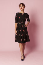 Load image into Gallery viewer, Serenity Black Embroidery Dress