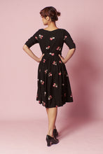 Load image into Gallery viewer, Serenity Black Embroidery Dress