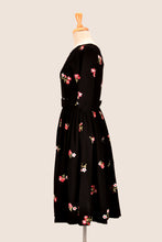 Load image into Gallery viewer, Serenity Black Embroidery Dress