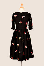 Load image into Gallery viewer, Serenity Black Embroidery Dress