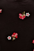 Load image into Gallery viewer, Serenity Black Embroidery Dress
