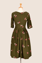 Load image into Gallery viewer, Serenity Green Embroidery Dress