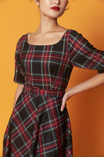 Load image into Gallery viewer, Suzie Tartan Dress