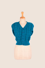 Load image into Gallery viewer, Tempo Teal V-Neck Cardigan
