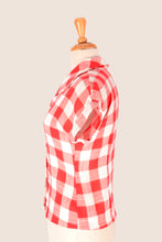 Load image into Gallery viewer, Tessie Red Gingham Blouse