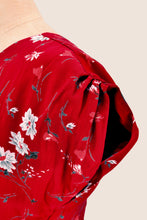 Load image into Gallery viewer, Viola Red & Cream Daisy Dress