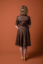 Load image into Gallery viewer, Farah Olive & Red Berries Dress