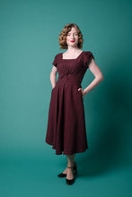 Load image into Gallery viewer, Astrid Burgundy Dress