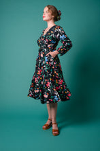 Load image into Gallery viewer, Fiorella Corset Pink & Green Floral Dress