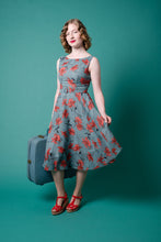 Load image into Gallery viewer, Maeve Green & Burgundy Floral Dress