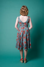Load image into Gallery viewer, Maeve Green & Burgundy Floral Dress