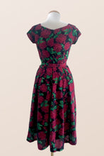 Load image into Gallery viewer, Tuscan Fuchsia & Green Floral Dress
