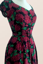Load image into Gallery viewer, Tuscan Fuchsia & Green Floral Dress