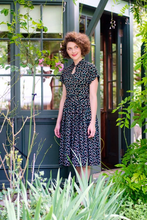 Load image into Gallery viewer, Sakura Black & Green Dress