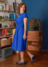Load image into Gallery viewer, Ally Cobalt Linen Dress