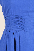 Load image into Gallery viewer, Ally Cobalt Linen Dress