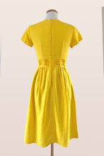Load image into Gallery viewer, Ally Yellow Linen Dress