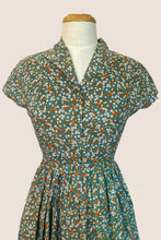 Load image into Gallery viewer, Amilie Green Floral Dress