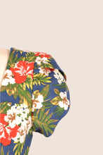 Load image into Gallery viewer, Astrid Navy Hibiscus Dress