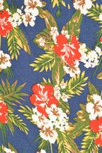 Load image into Gallery viewer, Astrid Navy Hibiscus Dress