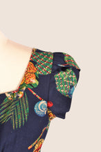 Load image into Gallery viewer, Astrid Blue Tropical Dress