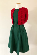 Load image into Gallery viewer, Bee Green Linen Dress