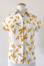 Load image into Gallery viewer, Blanche Mustard Cactus Blouse