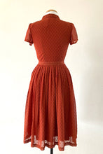 Load image into Gallery viewer, Camille Dots Orange Dress