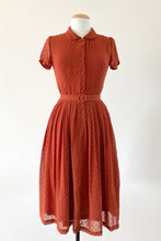 Load image into Gallery viewer, Camille Dots Orange Dress