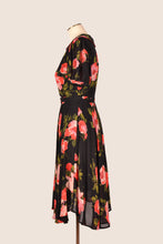 Load image into Gallery viewer, Charlie Red & Black Floral Dress