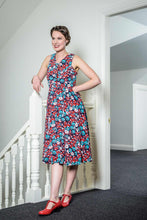 Load image into Gallery viewer, Isabella Red & Turquoise Dress