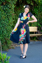 Load image into Gallery viewer, Grace Kelly Oriental Bird Dress
