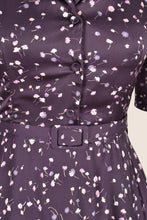 Load image into Gallery viewer, Dandelion Violet Floral Dress