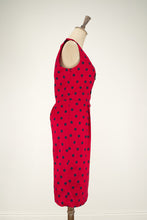 Load image into Gallery viewer, Tegan Red & Navy Polka Dress - Elise Design
 - 4