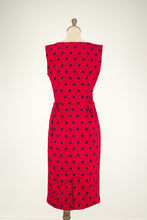 Load image into Gallery viewer, Tegan Red & Navy Polka Dress - Elise Design
 - 5