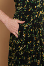 Load image into Gallery viewer, Jobelle Black & Mustard Dress