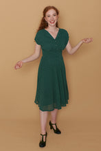 Load image into Gallery viewer, Dakota Green Polka Dot Dress