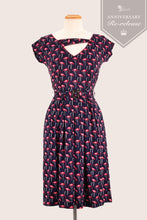Load image into Gallery viewer, Ebony Navy Bird Dress