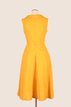 Load image into Gallery viewer, Evangeline Mustard Linen Dress