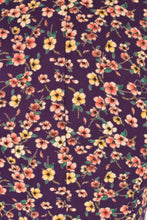 Load image into Gallery viewer, Ginger Purple Cherry Floral Dress