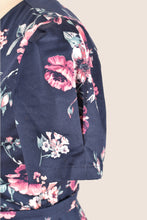 Load image into Gallery viewer, Ginger Teal & Pink Floral Dress
