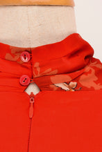 Load image into Gallery viewer, Grace Kelly Red Floral Dress